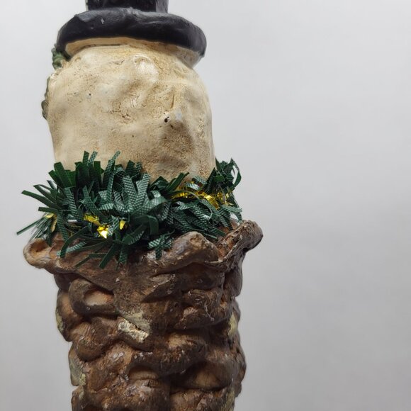 Blossom Bucket Suzi Skoglund Snowman Pinecone Rustic Primitive Holiday Ornament - Picture 7 of 11